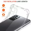 Techsuit - Shockproof Átlátszó Ütésálló Szilikon tok - Xiaomi Redmi Note 11 / Note 11S - Átlátszó