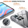 Techsuit - Shockproof Átlátszó Ütésálló Szilikon tok - Xiaomi Redmi Note 11 / Note 11S - Átlátszó