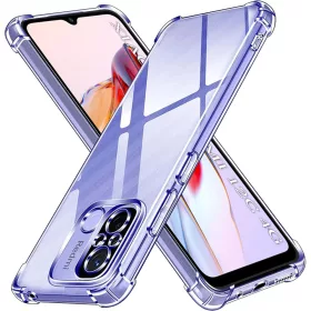   Techsuit - Shockproof Átlátszó Ütésálló Szilikon tok - Xiaomi Redmi 12C - Átlátszó