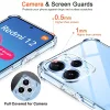 Techsuit - Shockproof Átlátszó Ütésálló Szilikon tok - Xiaomi Redmi 12 4G / 12 5G - Átlátszó