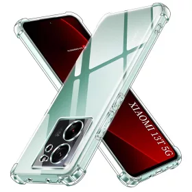   Techsuit - Shockproof Átlátszó Ütésálló Szilikon tok - Xiaomi 13T / 13T Pro - Átlátszó
