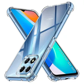   Techsuit - Shockproof Átlátszó Ütésálló Szilikon tok - Honor X6 / X8 5G / 70 Lite - Átlátszó