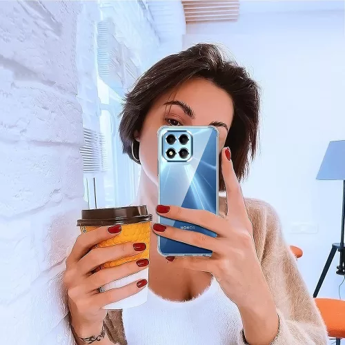 Techsuit - Shockproof Átlátszó Ütésálló Szilikon tok - Honor X6 / X8 5G / 70 Lite - Átlátszó