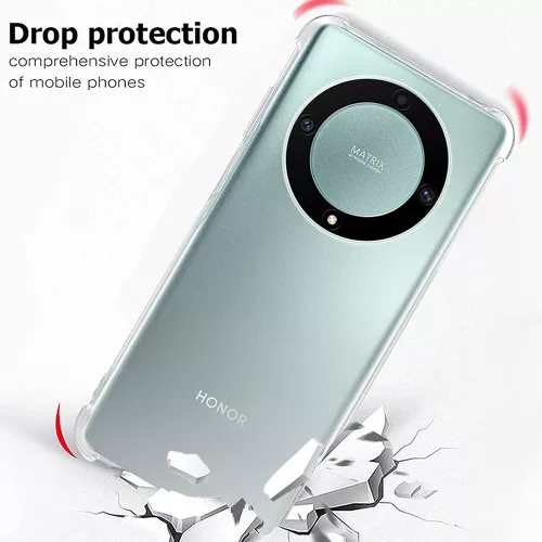 Techsuit - Shockproof Átlátszó Ütésálló Szilikon tok - Honor Magic5 Lite - Átlátszó