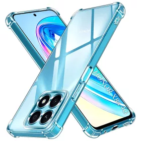   Techsuit - Shockproof Átlátszó Ütésálló Szilikon tok - Honor X8a - Átlátszó