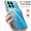 Techsuit - Shockproof Átlátszó Ütésálló Szilikon tok - Honor X8a - Átlátszó