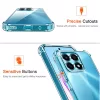 Techsuit - Shockproof Átlátszó Ütésálló Szilikon tok - Honor X8a - Átlátszó