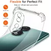 Techsuit - Shockproof Átlátszó Ütésálló Szilikon tok - Honor 90 - Átlátszó