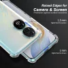 Techsuit - Shockproof Átlátszó Ütésálló Szilikon tok - Honor 90 Pro - Átlátszó