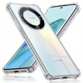   Techsuit - Shockproof Átlátszó Ütésálló Szilikon tok - Honor X9a - Átlátszó