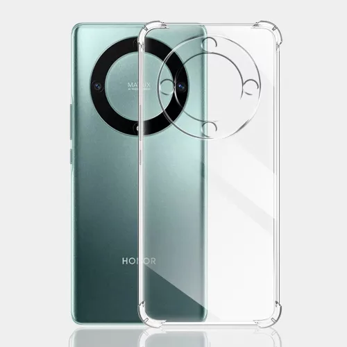 Techsuit - Shockproof Átlátszó Ütésálló Szilikon tok - Honor X9a - Átlátszó