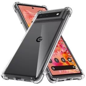   Techsuit - Shockproof Átlátszó Ütésálló Szilikon tok - Google Pixel 6 - Átlátszó