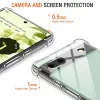 Techsuit - Shockproof Átlátszó Ütésálló Szilikon tok - Google Pixel 6a - Átlátszó