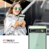 Techsuit - Shockproof Átlátszó Ütésálló Szilikon tok - Google Pixel 6a - Átlátszó
