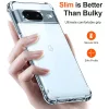Techsuit - Shockproof Átlátszó Ütésálló Szilikon tok - Google Pixel 7 - Átlátszó