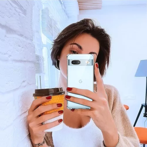 Techsuit - Shockproof Átlátszó Ütésálló Szilikon tok - Google Pixel 7a - Átlátszó