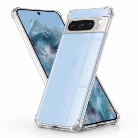   Techsuit - Shockproof Átlátszó Ütésálló Szilikon tok - Google Pixel 8 Pro - Átlátszó
