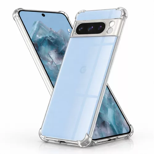 Techsuit - Shockproof Átlátszó Ütésálló Szilikon tok - Google Pixel 8 Pro - Átlátszó
