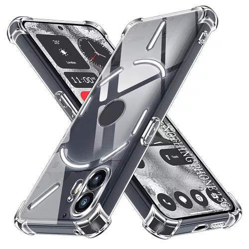 Techsuit - Shockproof Átlátszó Ütésálló Szilikon tok - Nothing Phone (2) - Átlátszó