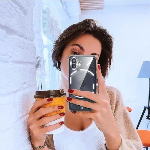 Techsuit - Shockproof Átlátszó Ütésálló Szilikon tok - Nothing Phone (2) - Átlátszó