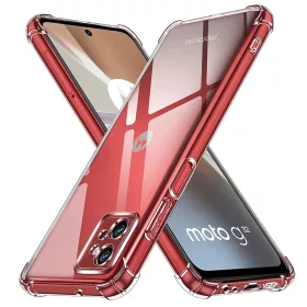   Techsuit - Shockproof Átlátszó Ütésálló Szilikon tok - Motorola Moto G32 - Átlátszó