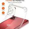 Techsuit - Shockproof Átlátszó Ütésálló Szilikon tok - Motorola Moto G32 - Átlátszó