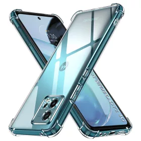   Techsuit - Shockproof Átlátszó Ütésálló Szilikon tok - Motorola Moto G72 - Átlátszó