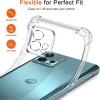 Techsuit - Shockproof Átlátszó Ütésálló Szilikon tok - Motorola Moto G72 - Átlátszó
