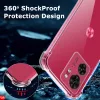 Techsuit - Shockproof Átlátszó Ütésálló Szilikon tok - Motorola Edge 40 / Edge (2023) - Átlátszó