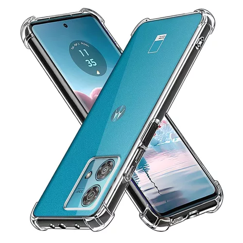 Techsuit - Shockproof Átlátszó Ütésálló Szilikon tok - Motorola Edge 40 Neo - Átlátszó