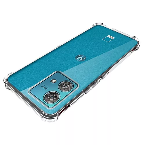 Techsuit - Shockproof Átlátszó Ütésálló Szilikon tok - Motorola Edge 40 Neo - Átlátszó