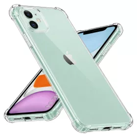   Techsuit - Shockproof Átlátszó Ütésálló Szilikon tok - iPhone 11 - Átlátszó