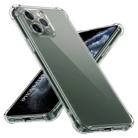   Techsuit - Shockproof Átlátszó Ütésálló Szilikon tok - iPhone 11 Pro Max - Átlátszó