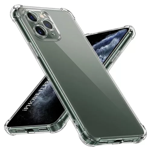 Techsuit - Shockproof Átlátszó Ütésálló Szilikon tok - iPhone 11 Pro Max - Átlátszó