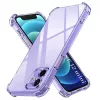 Techsuit - Shockproof Átlátszó Ütésálló Szilikon tok - iPhone 12 mini - Átlátszó