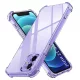 Techsuit - Shockproof Átlátszó Ütésálló Szilikon tok - iPhone 12 mini - Átlátszó