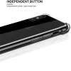 Techsuit - Shockproof Átlátszó Ütésálló Szilikon tok - iPhone X / iPhone XS - Átlátszó