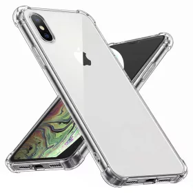  Techsuit - Shockproof Átlátszó Ütésálló Szilikon tok - iPhone XS Max - Átlátszó