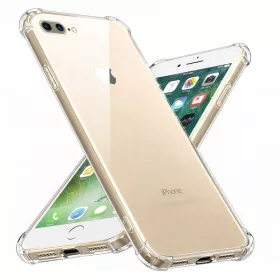   Techsuit - Shockproof Átlátszó Ütésálló Szilikon tok - iPhone 7 Plus / iPhone 8 Plus - Átlátszó
