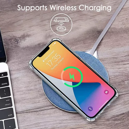 Techsuit - Shockproof Átlátszó Ütésálló Szilikon tok - iPhone 7 Plus / iPhone 8 Plus - Átlátszó