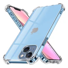   Techsuit - Shockproof Átlátszó Ütésálló Szilikon tok - iPhone 13 mini - Átlátszó