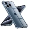 Techsuit - Shockproof Átlátszó Ütésálló Szilikon tok - iPhone 15 Pro - Átlátszó