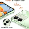 Techsuit - Shockproof Átlátszó Ütésálló Szilikon tok - Xiaomi Redmi 13C 4G / Poco C65 - Átlátszó
