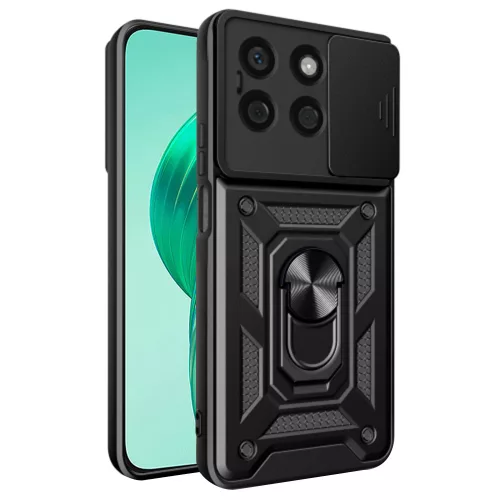 Techsuit - CamShield ütésálló tok - Honor X8b - Fekete