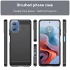 Techsuit - Carbon szilikon tok - Motorola Moto G34 / Moto G45 - Fekete