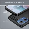 Techsuit - Carbon szilikon tok - Motorola Moto G34 / Moto G45 - Fekete