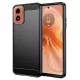 Techsuit - Carbon szilikon tok - Motorola Moto G04 / Moto G04s / Moto G24 / G24 Power / Moto E14 - Fekete