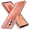 Techsuit - Shockproof Átlátszó Ütésálló Szilikon tok - Motorola Moto G04 / Moto G04s / Moto G24 / Moto E14 - Átlátszó