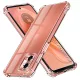 Techsuit - Shockproof Átlátszó Ütésálló Szilikon tok - Motorola Moto G04 / Moto G04s / Moto G24 / Moto E14 - Átlátszó