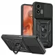 Techsuit - CamShield ütésálló tok - Motorola Moto G04 / Moto G04s / Moto G24 / Moto E14 - Fekete